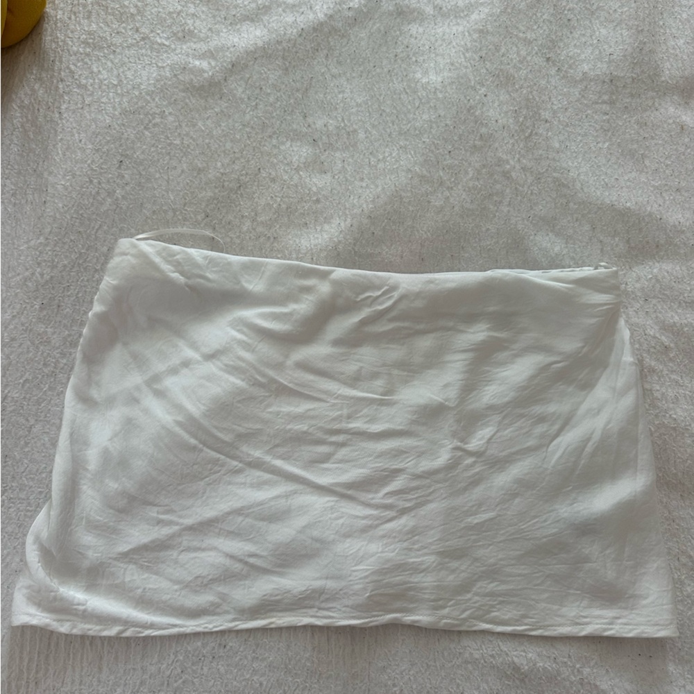 Olivaceous Ivory Satin Scarf